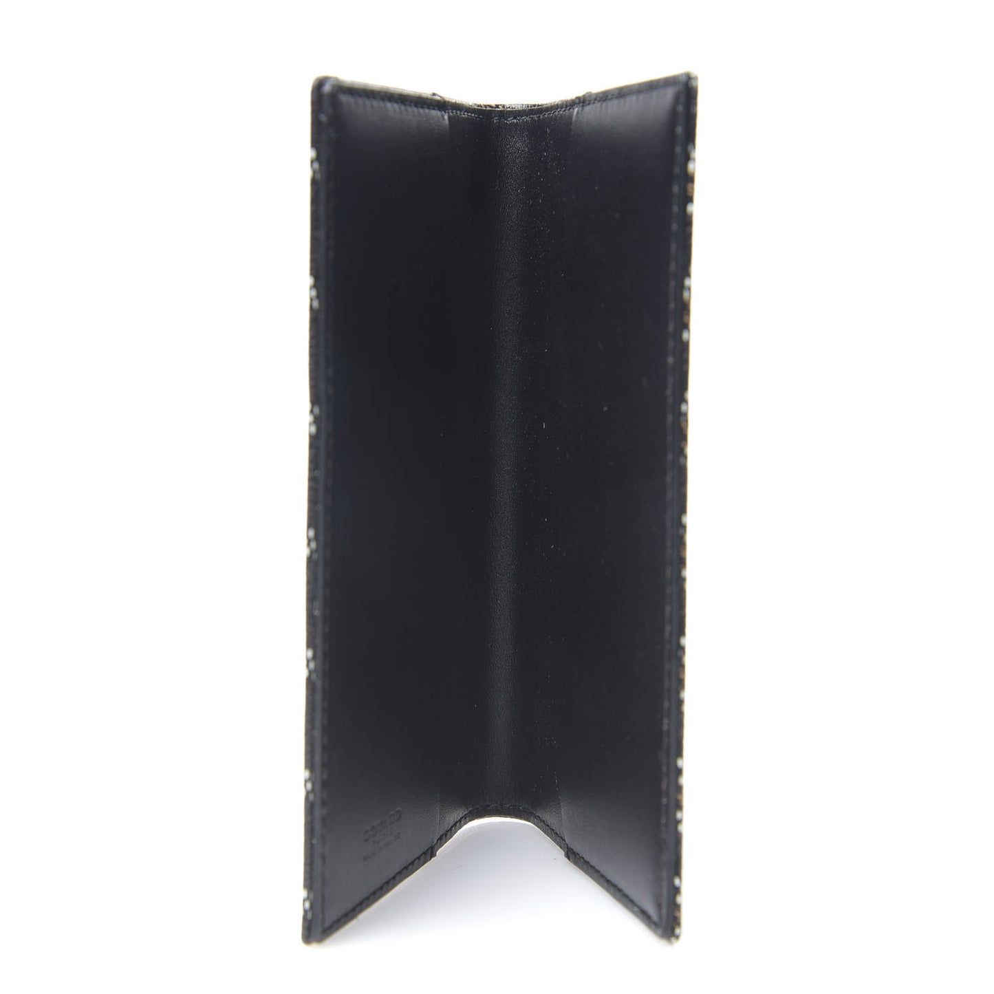 Goyardine Passport Holder Black