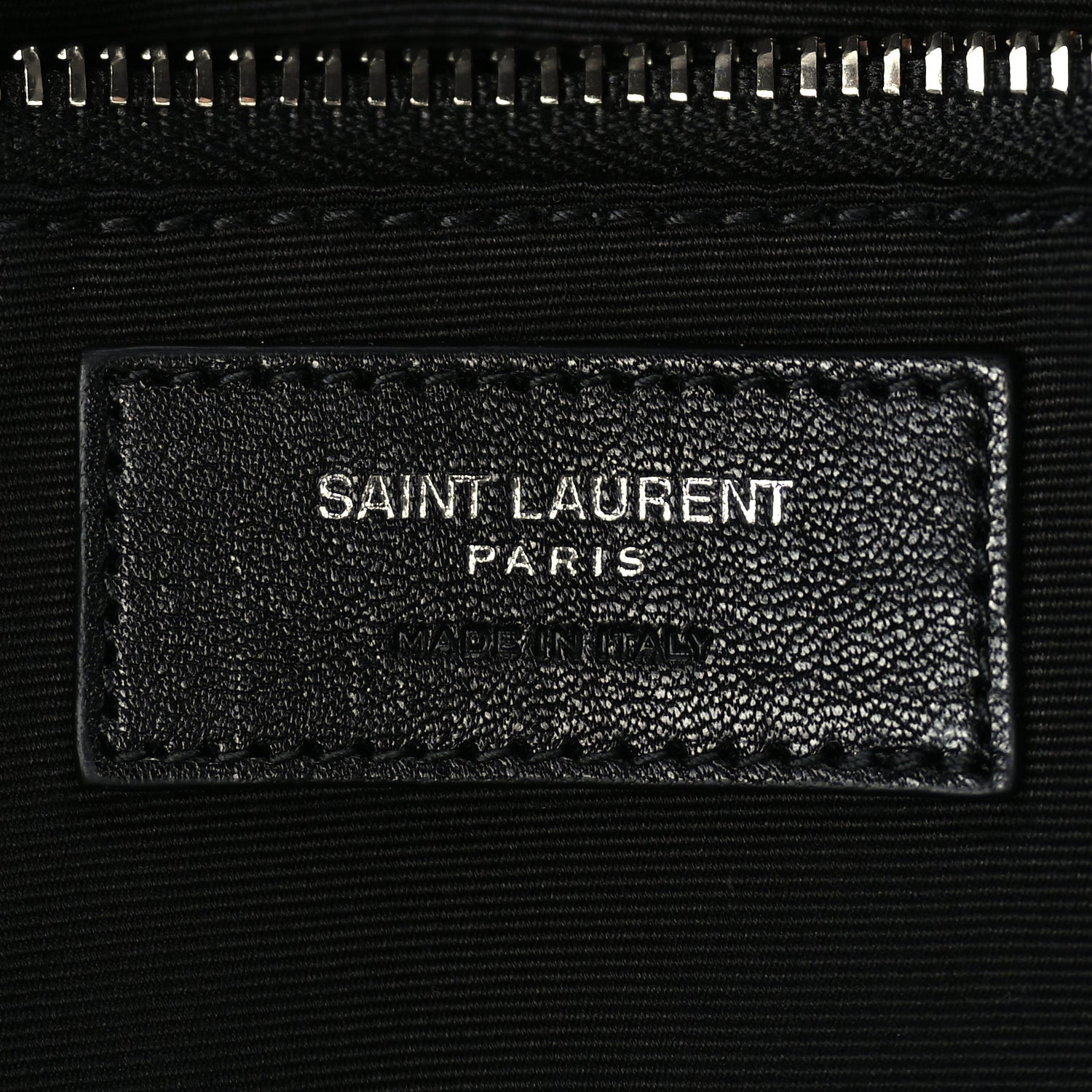 Saint Laurent Raffia Linen Calfskin Rive Gauche Tote  Black 5 of 8