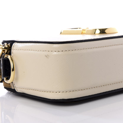 Marc Jacobs Saffiano Small Snapshot Camera Bag Cloud White Multicolor 6 of 8