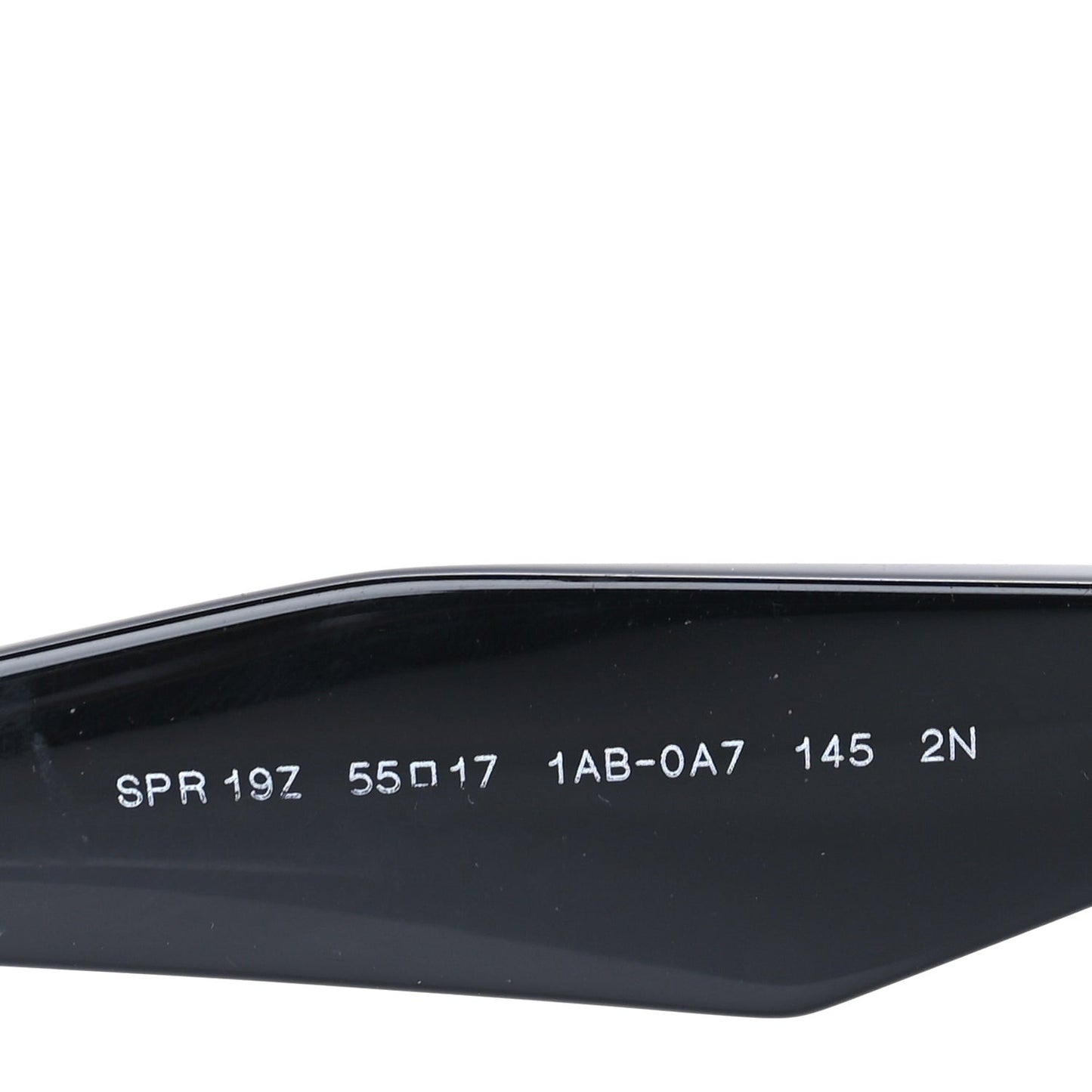Acetate Symbole Sunglasses SPR 19Z  Black