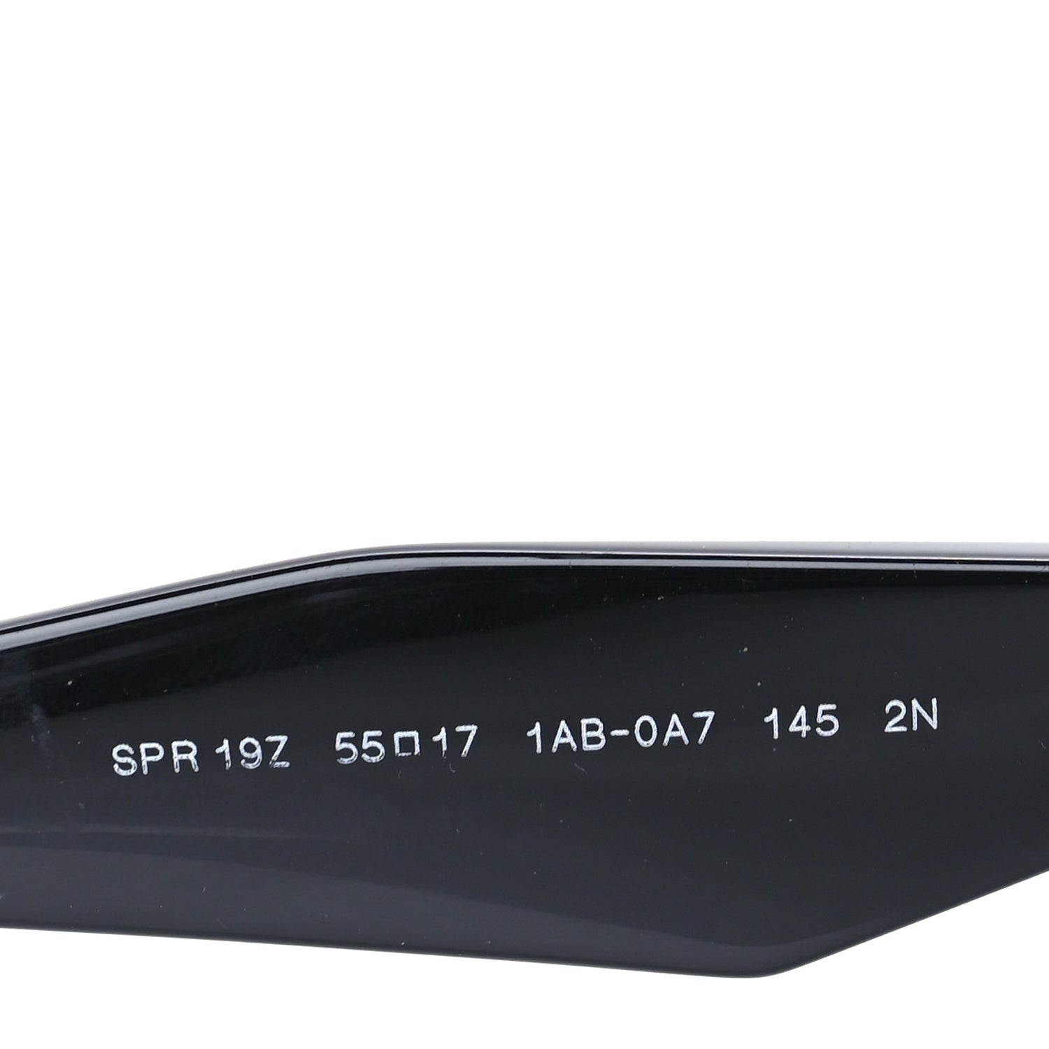 Prada Acetate Symbole Sunglasses SPR 19Z  Black 5 of 7