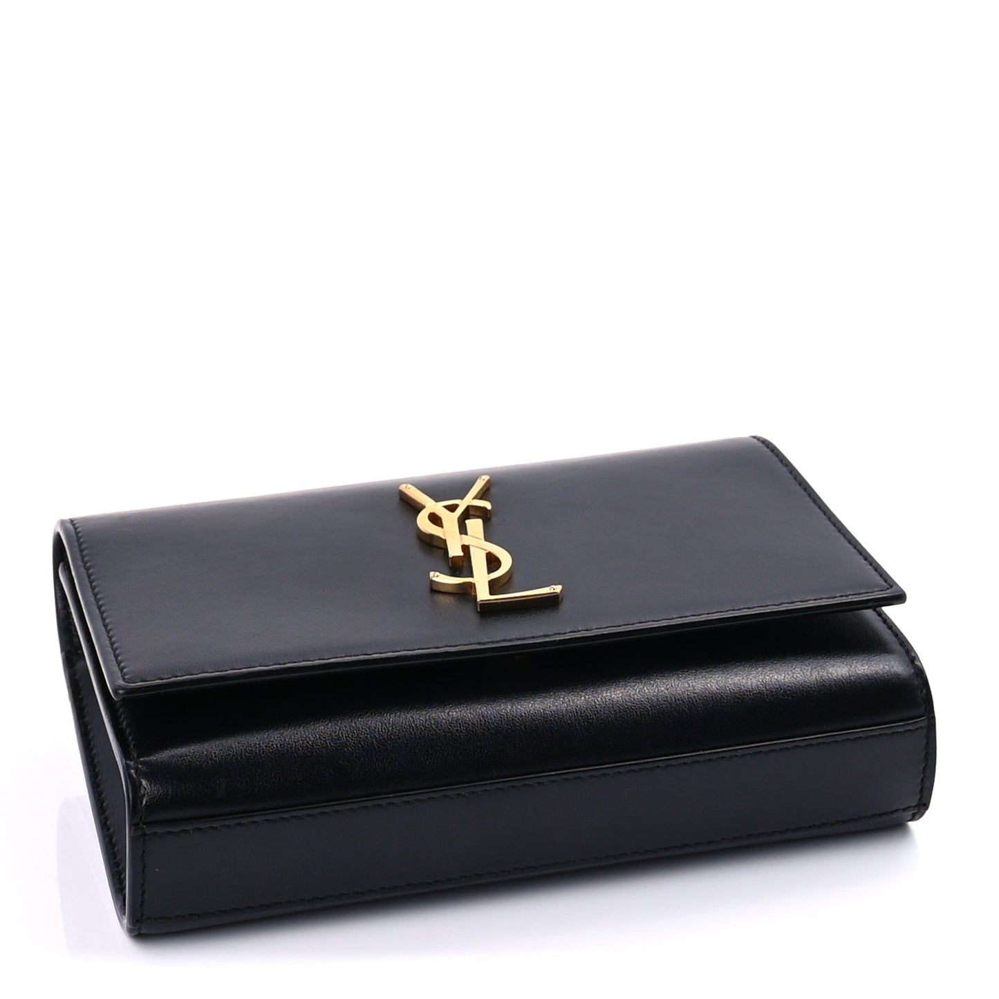 Smooth Calfskin Monogram Kate Belt Bag  Black