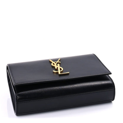 Saint Laurent Smooth Calfskin Monogram Kate Belt Bag  Black 3 of 7