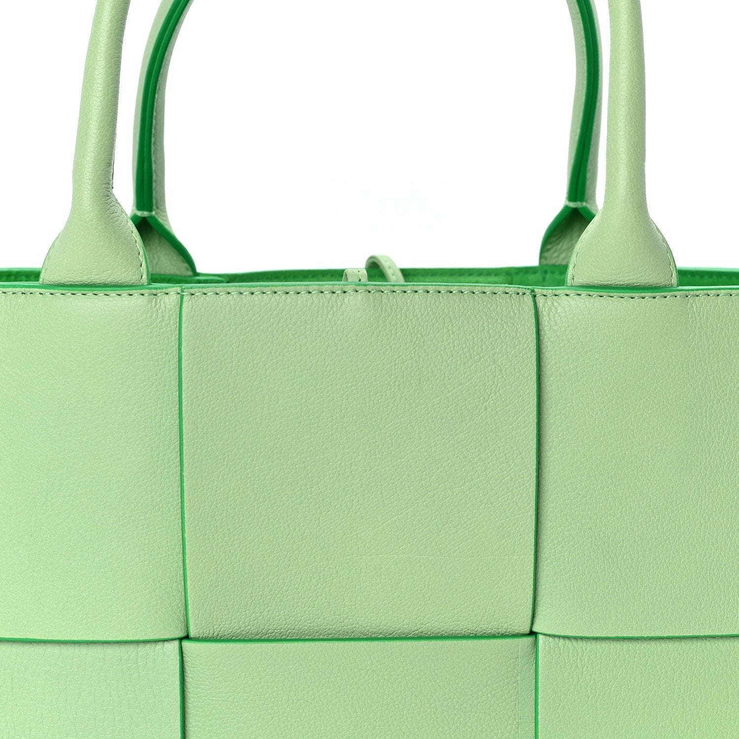 Bottega Veneta Nappa Maxi Intrecciato Medium Arco Tote  Pistachio Parakeet 6 of 8