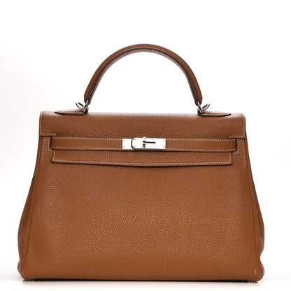 Hermes Togo Kelly Retourne 32 Gold 1 of 26