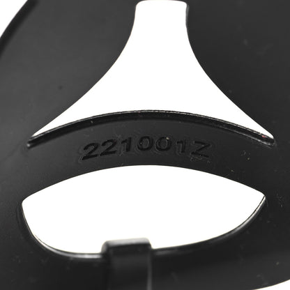 Hermes Rubber Womens Egerie Sandals 37 Black 7 of 7