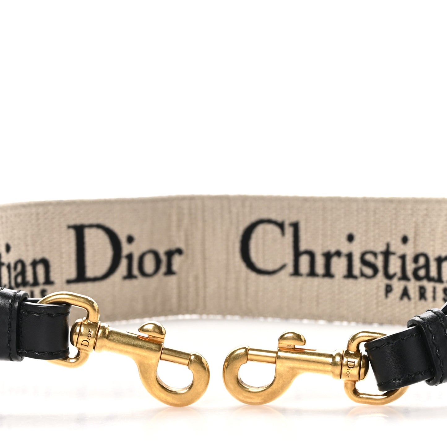 Canvas Embroidered Shoulder Strap Blue