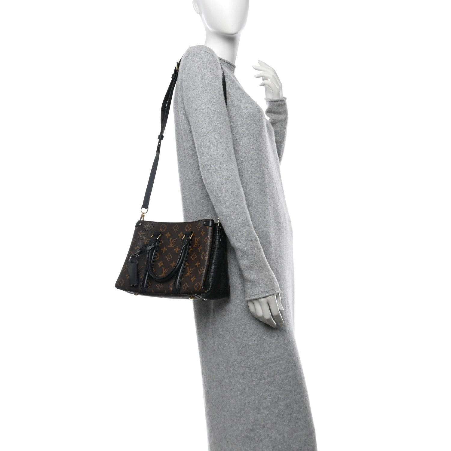 Louis Vuitton Monogram Soufflot BB Black 2 of 11