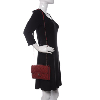 Chanel Lambskin Quilted Citizen Zip Flap Red 2 of 13