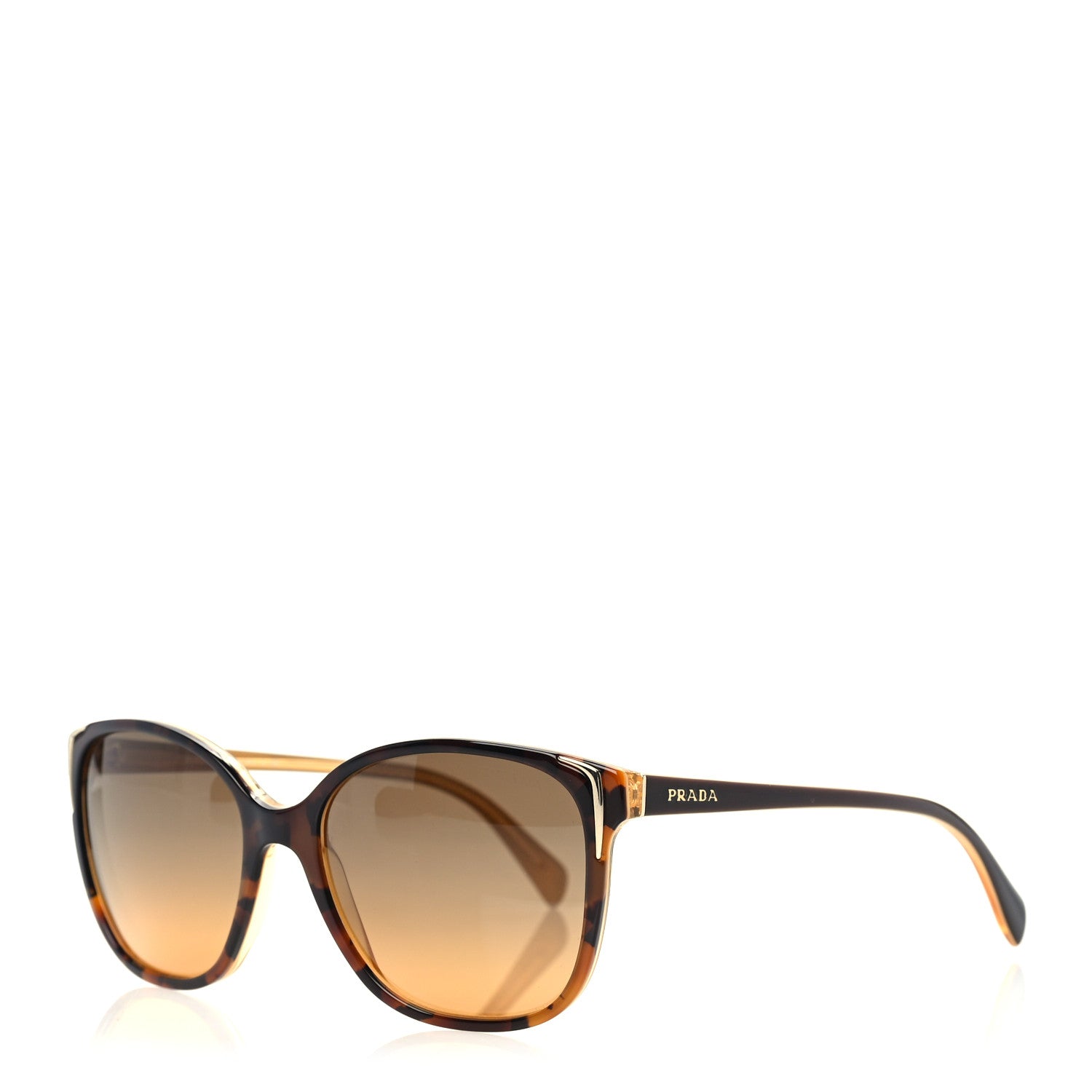 Prada Havana Sunglasses SPR 01O Tortoise 1 of 7