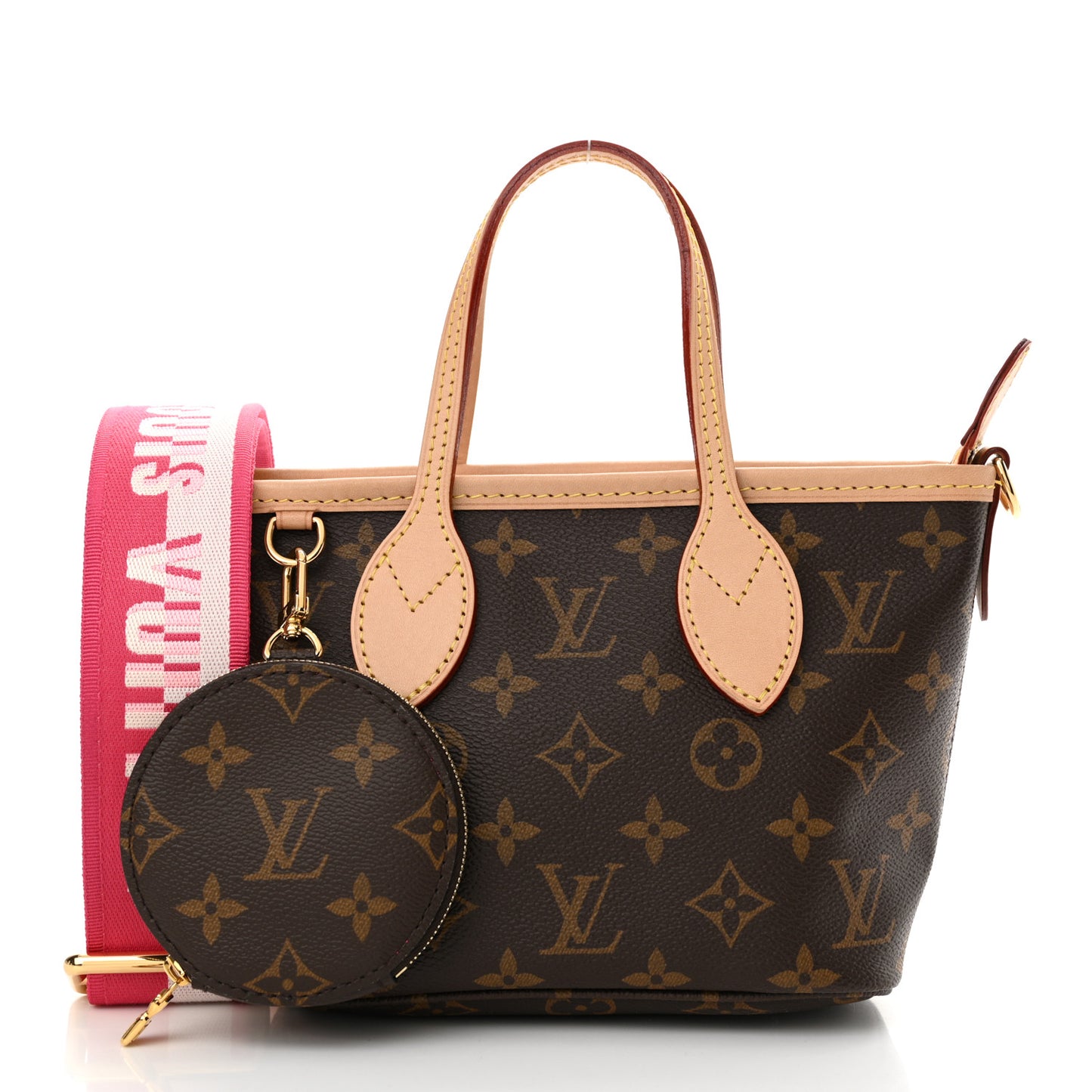 Monogram Neverfull BB Pink Peony