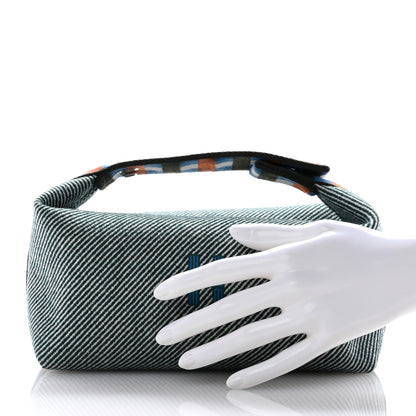 Hermes Wool Small Bride-A-Brac H Natte Pouch Vert Foret 2 of 8