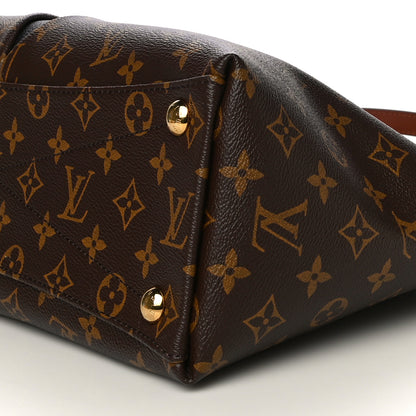 Louis Vuitton Monogram V Tote MM Black 10 of 14