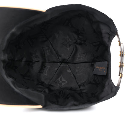 Louis Vuitton Polyester Silk Monogram LV Get Ready Cap M Black 7 of 10