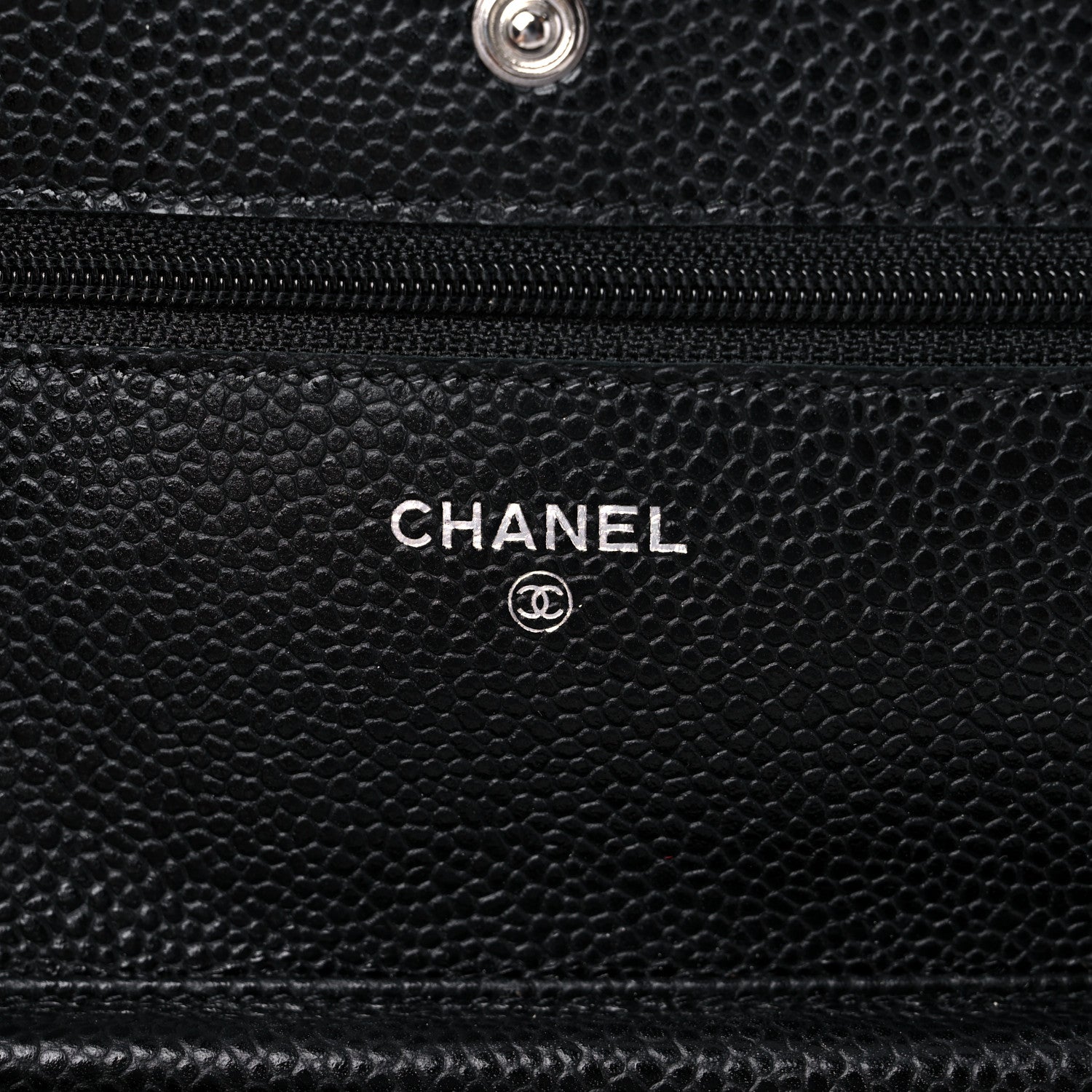 Chanel Caviar Quilted Wallet On Chain WOC Black 6 of 13