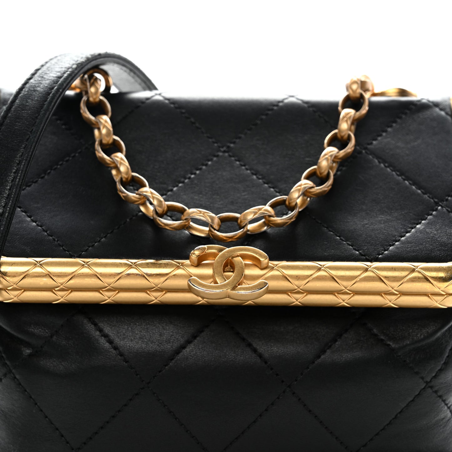 Lambskin Quilted My Crush Bag Black