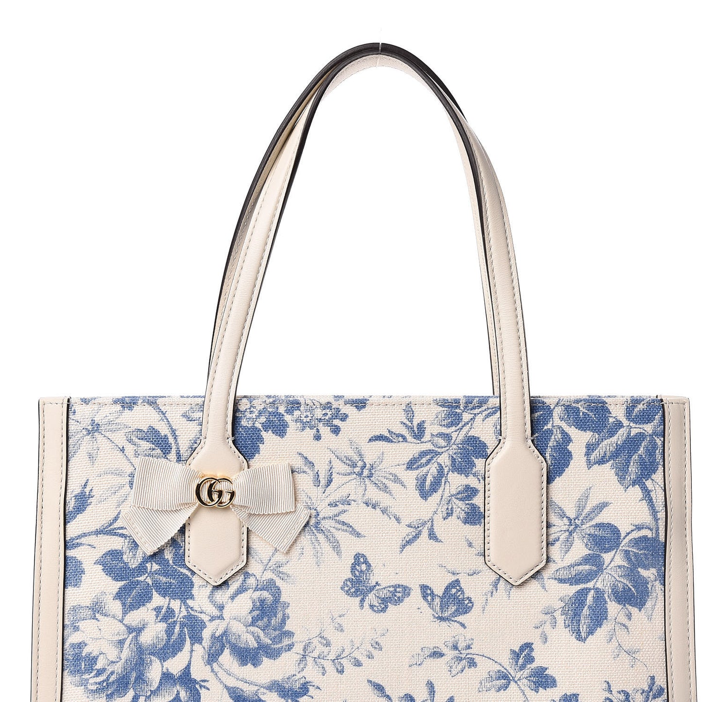 Canvas Herbarium Print Tote Blue