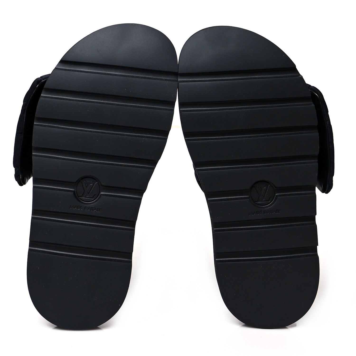 Louis Vuitton Technical Fabric Embossed Monogram Pool Pillow Comfort Mules 38 Black 5 of 9