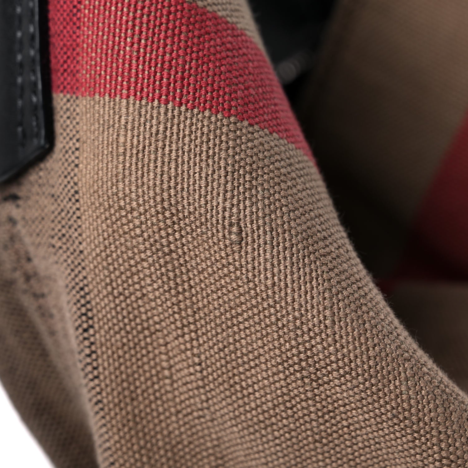 Burberry Canvas Mega Check Medium Ashby Hobo Black 18 of 19