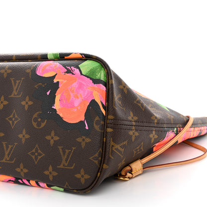 Louis Vuitton Monogram Roses Neverfull MM 11 of 11