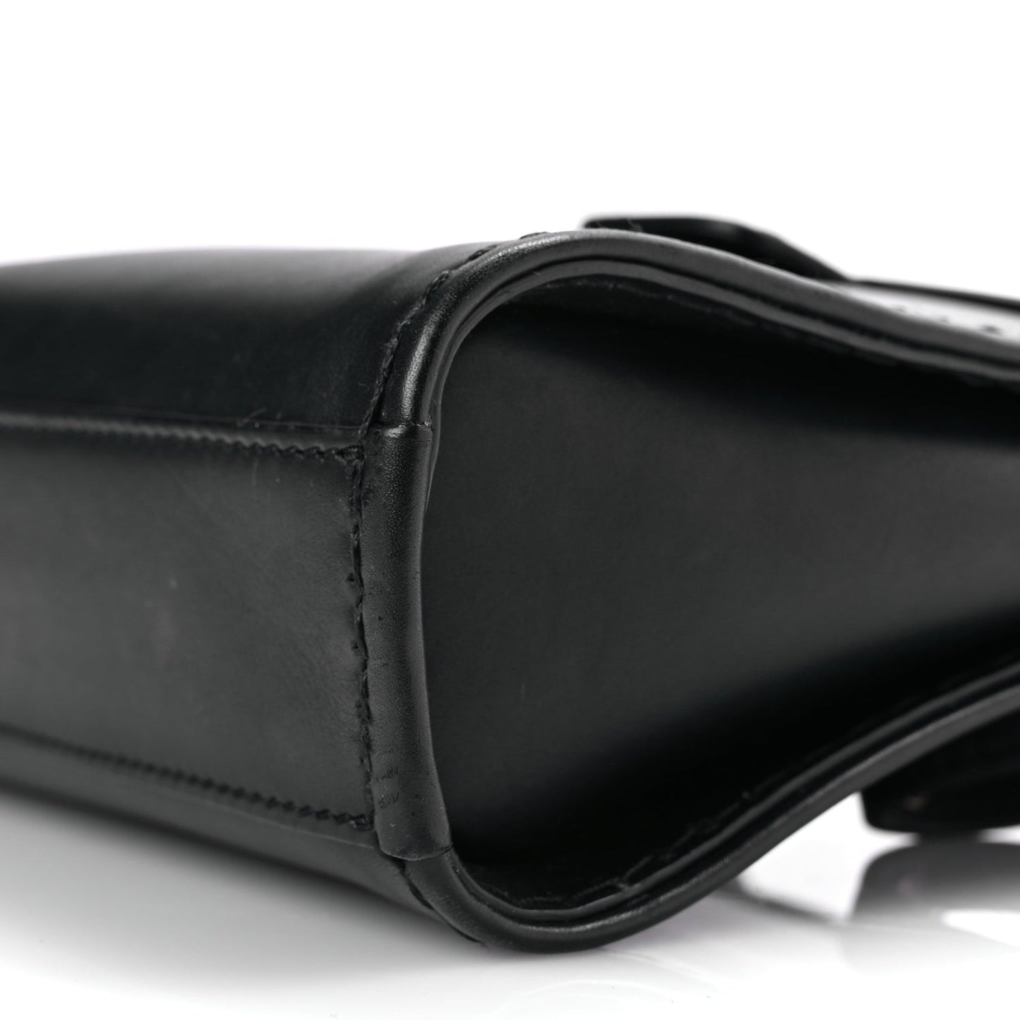 Calfskin Mini Edith Crossbody Black