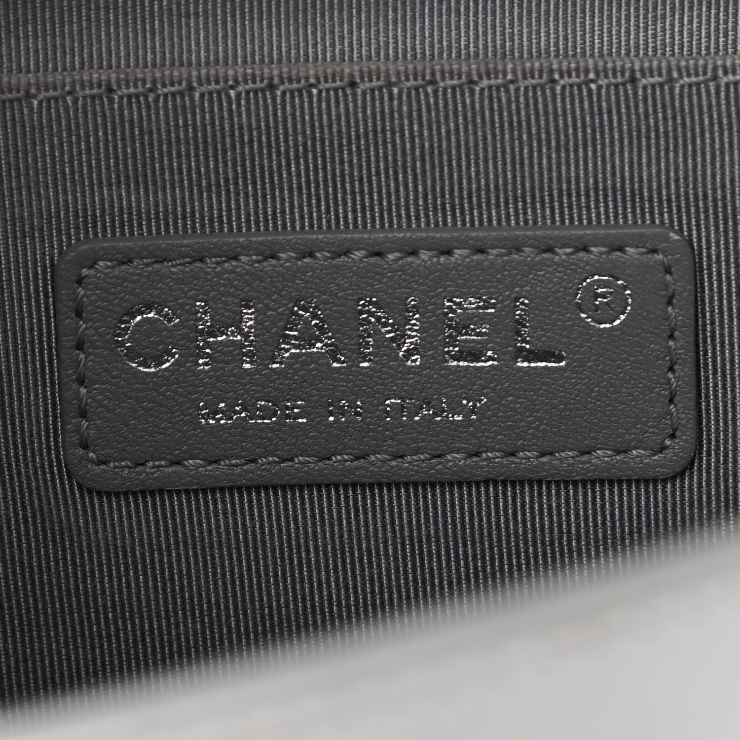 Chanel Metallic Calfskin Quilted Medium Boy Flap Silver 6 of 12