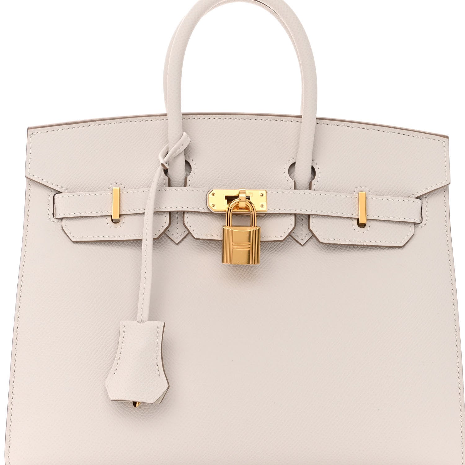Hermes Epsom Birkin Sellier 25 Gris Pale 8 of 12