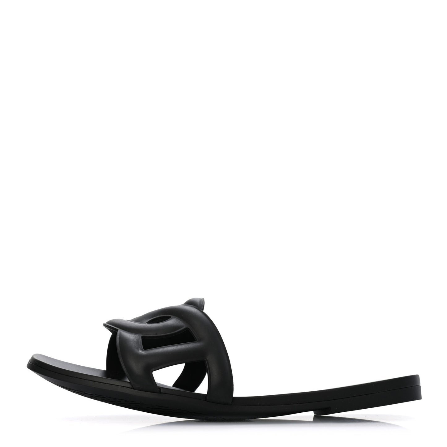 Rubber Aloha Sandals 39 Black