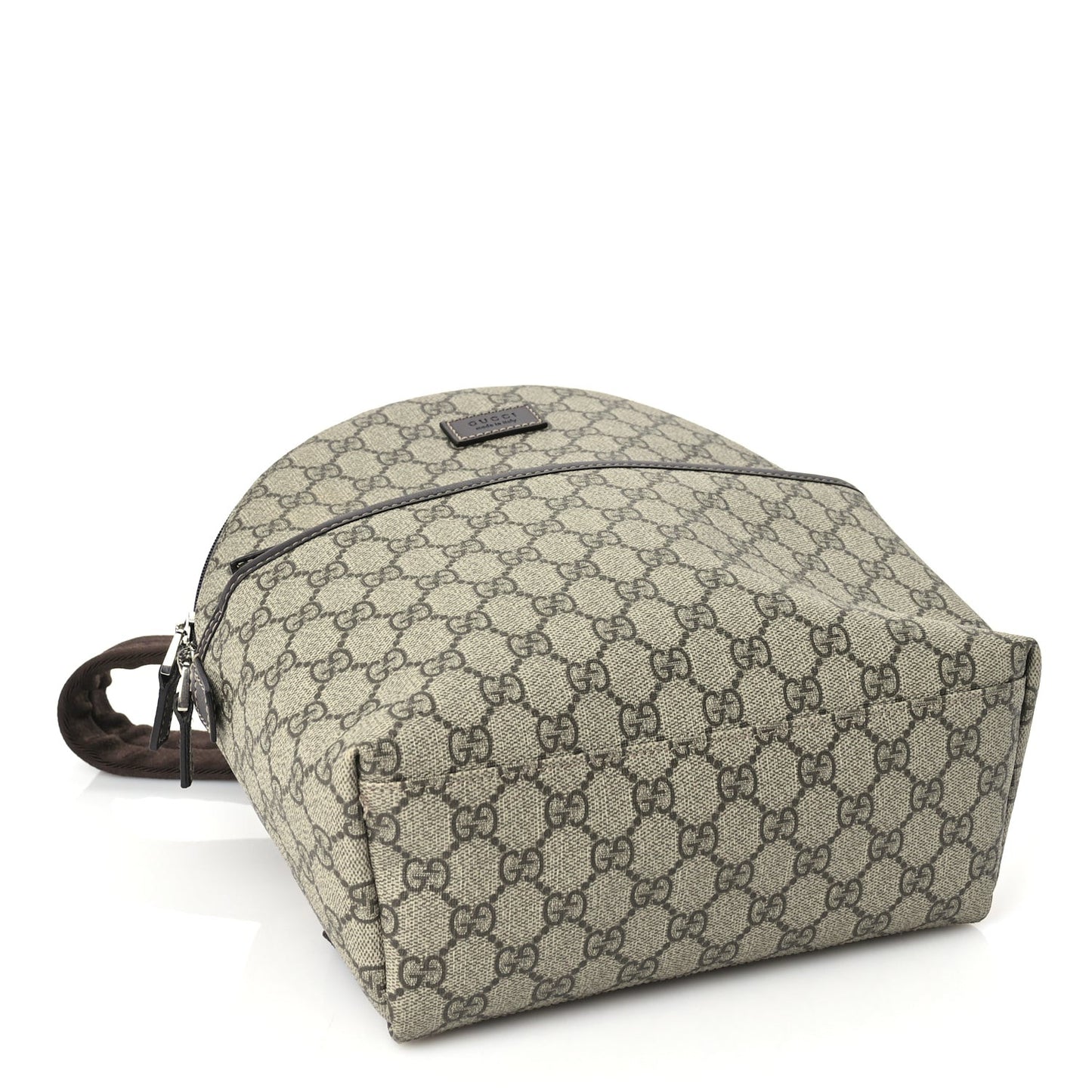 GG Supreme Monogram Margaux Calfskin Childrens Day Backpack Beige Ebony Cocoa Dark Chocolate