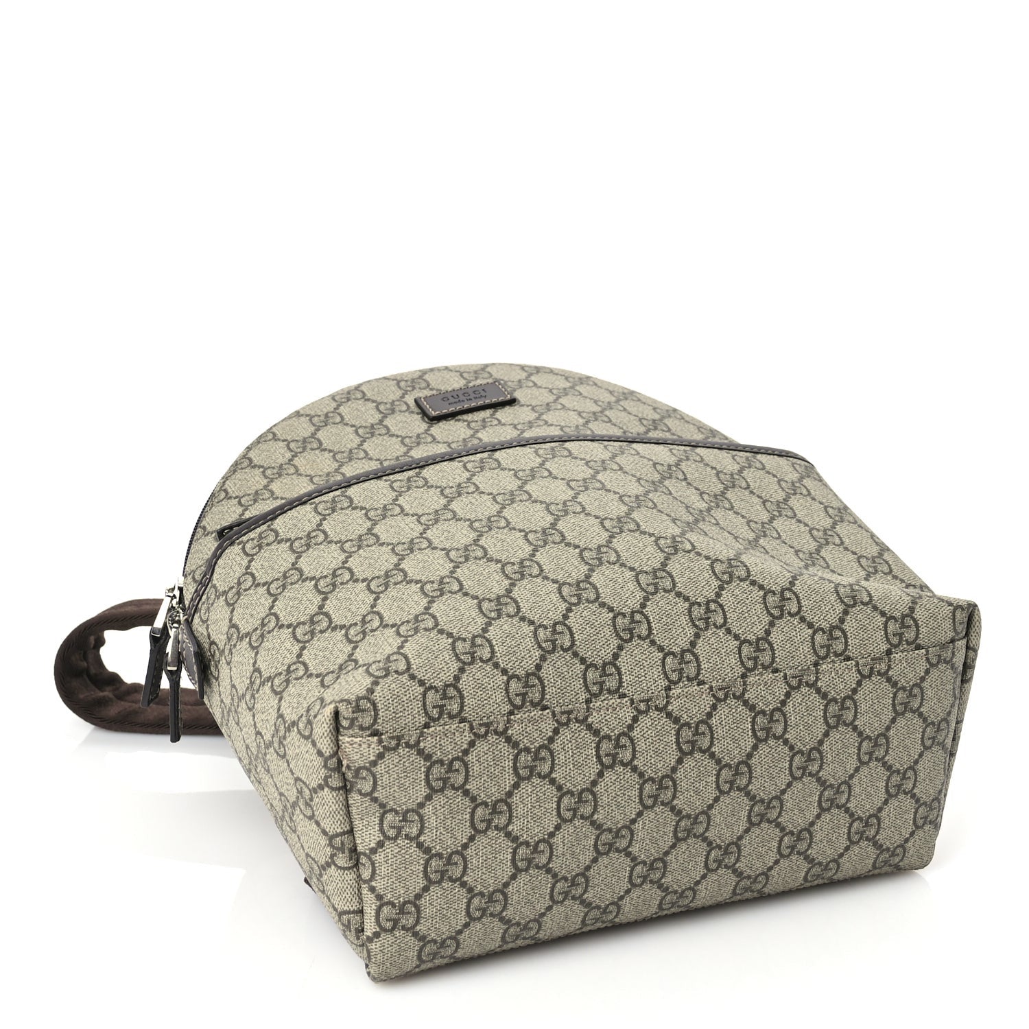 Gucci GG Supreme Monogram Margaux Calfskin Childrens Day Backpack Beige Ebony Cocoa Dark Chocolate 3 of 9