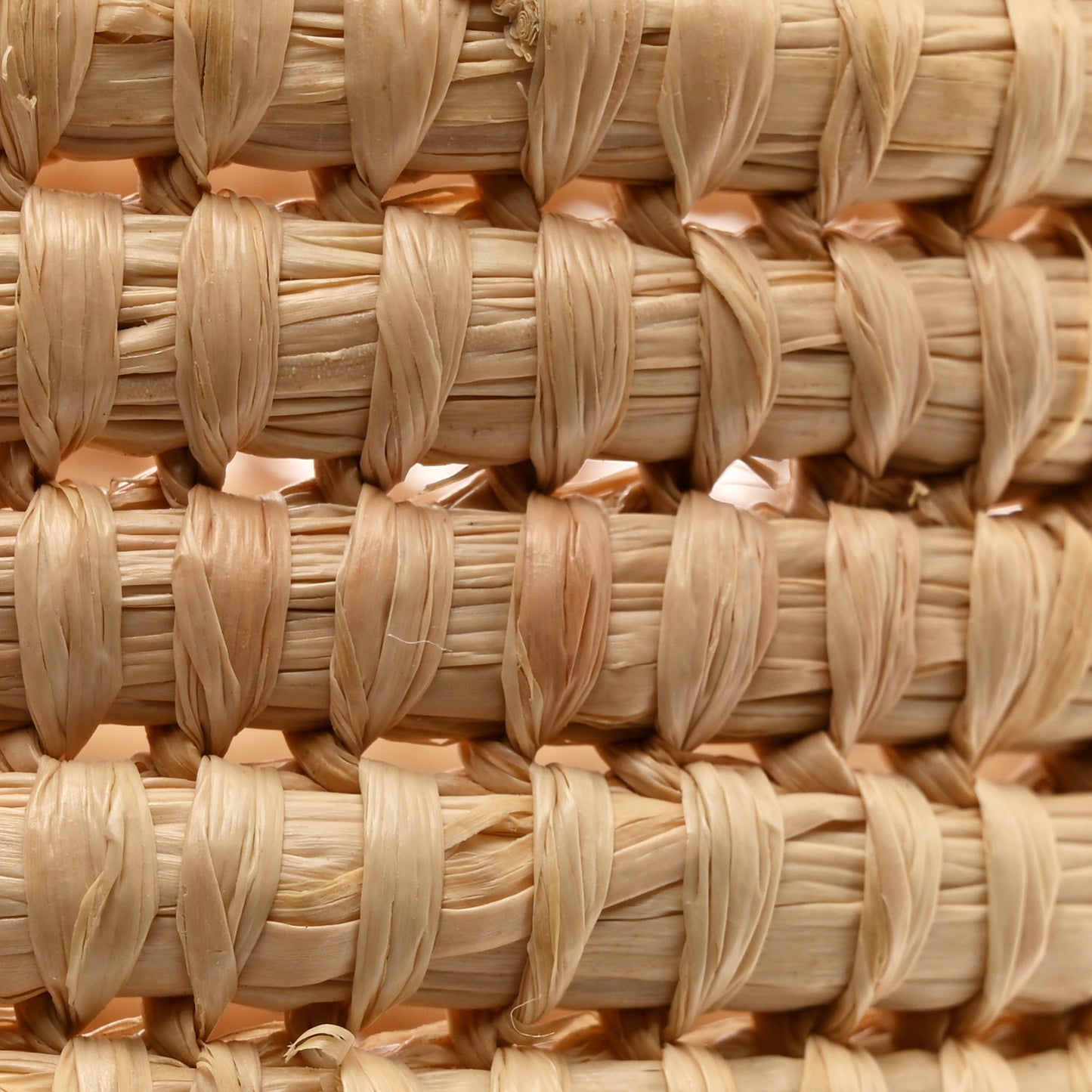 Raffia Small Square Basket Tote Bag Natural Tan