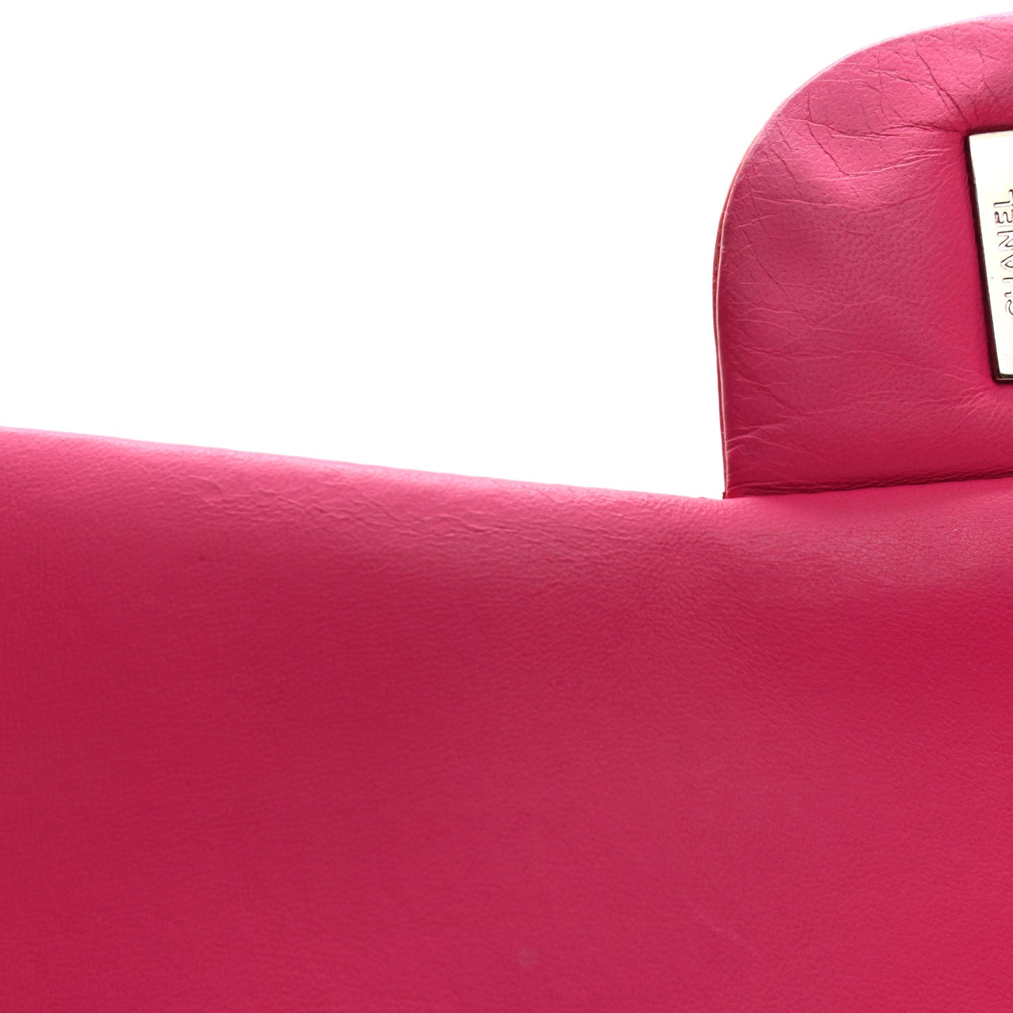 Patent Quilted Jumbo Double Flap Pink