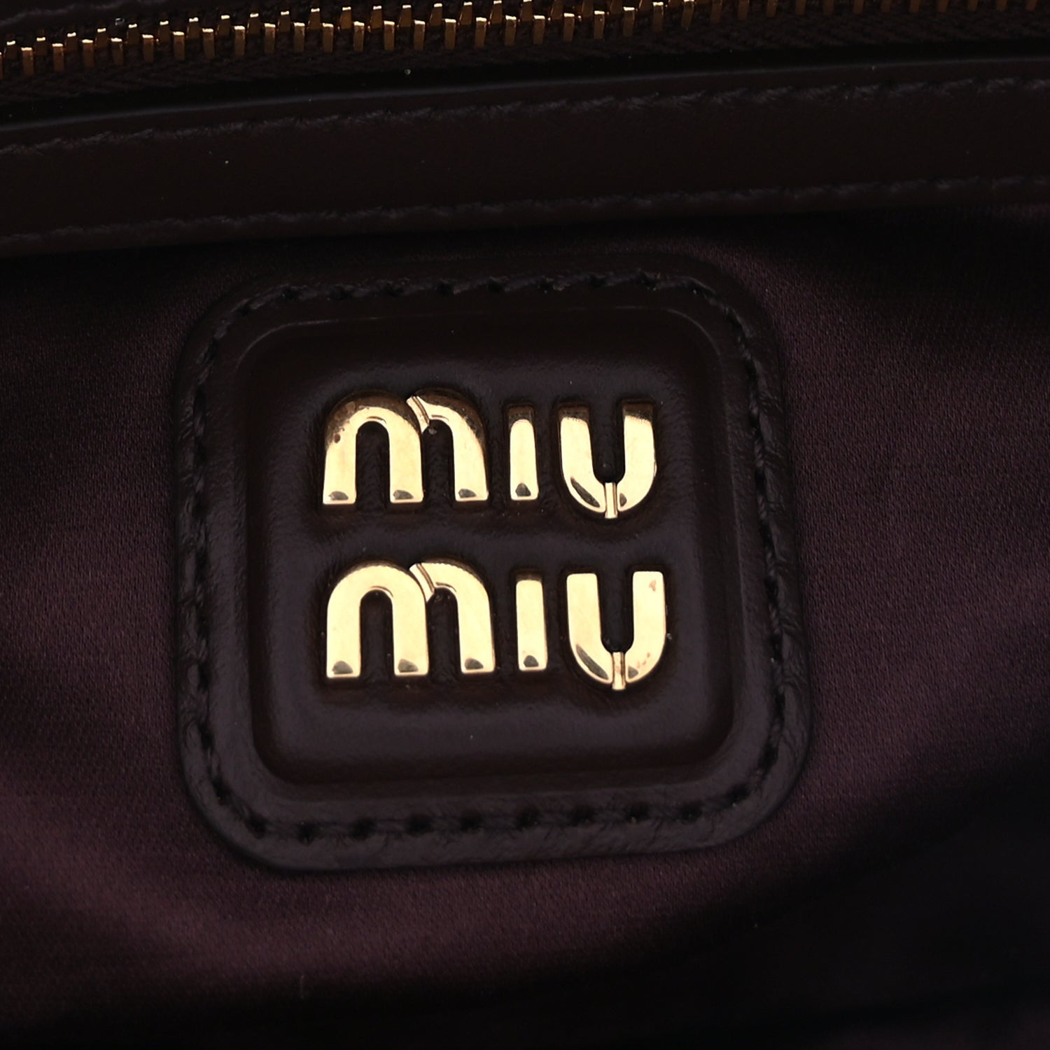 Miu Miu Calfskin Regular Arcadie Top Handle Bag Briarwood 5 of 8
