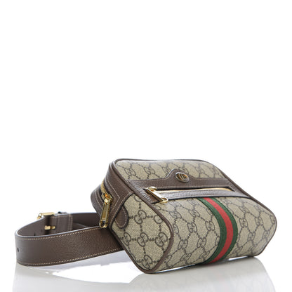 Gucci GG Supreme Monogram Web Small Ophidia Belt Bag 75 30 Dark Brown 4 of 10
