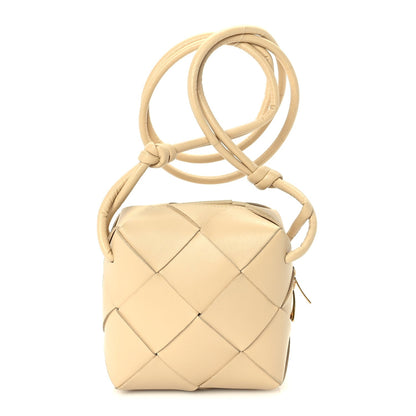 Bottega Veneta Lambskin Maxi Intrecciato Mini Cassette Camera Bag  Porridge 1 of 8