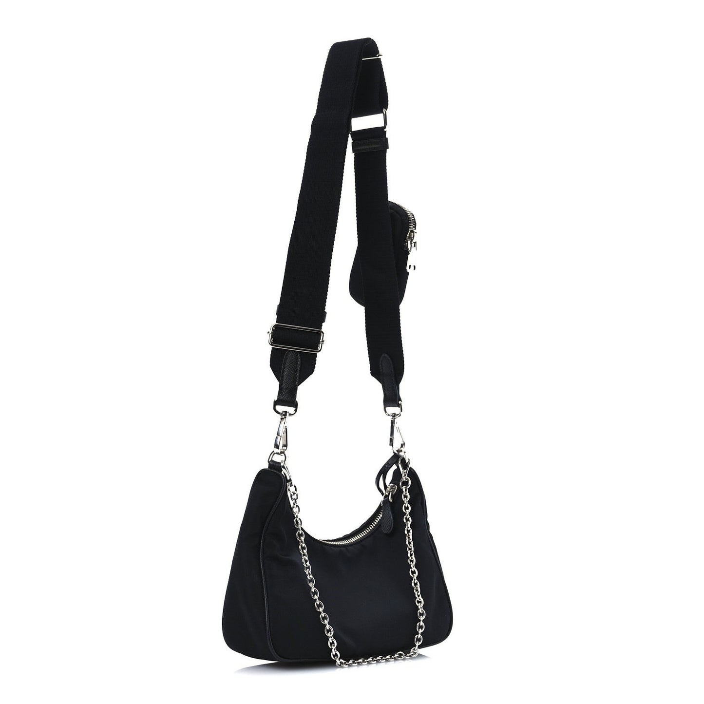 Nylon Re-Edition 2005 Shoulder Bag Black
