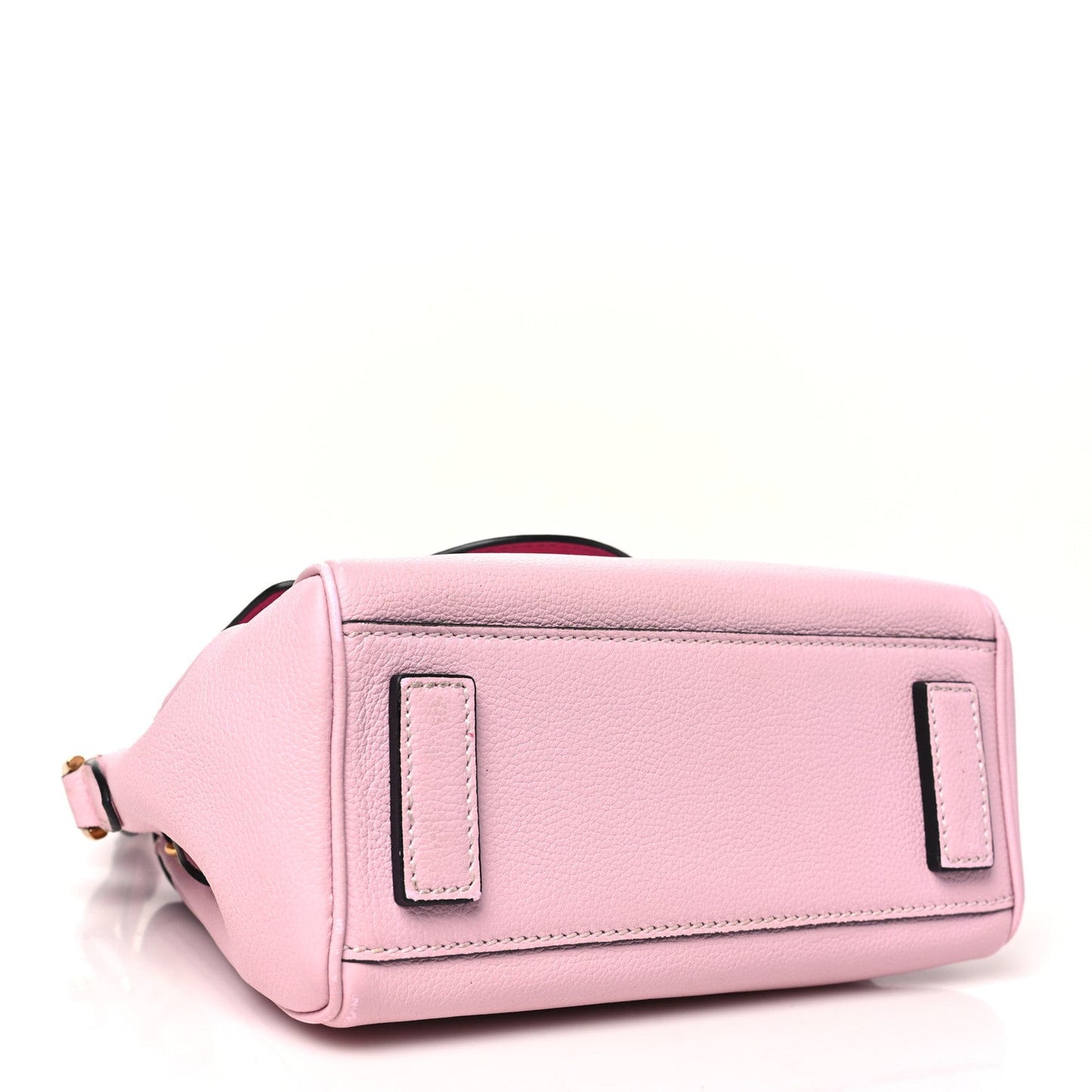 Calfskin Medusa Small Top Handle Handbag Fuxia Light Pink