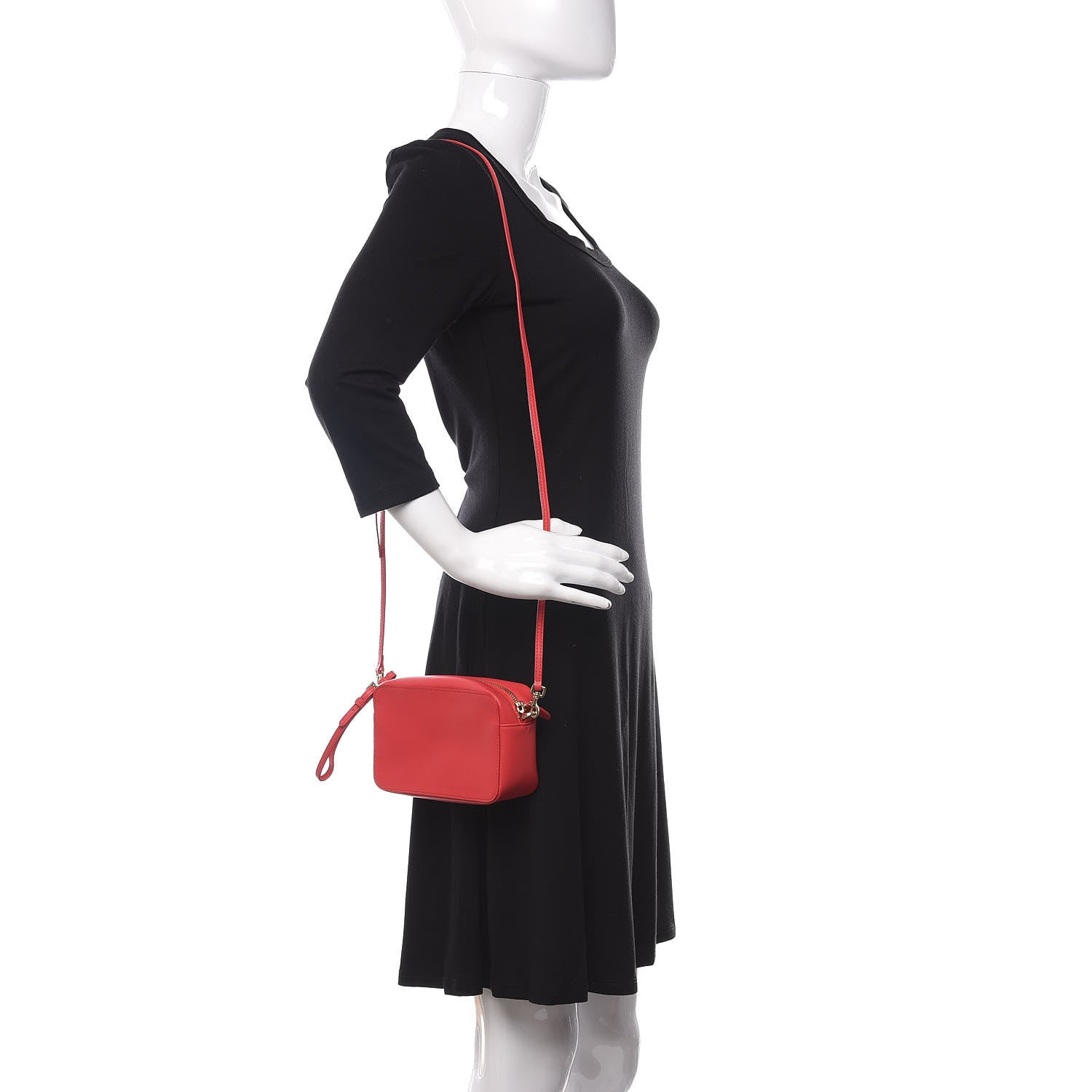 Mulberry Calfskin Nappa Blossom Pochette With Strap Hibiscus 2 of 12