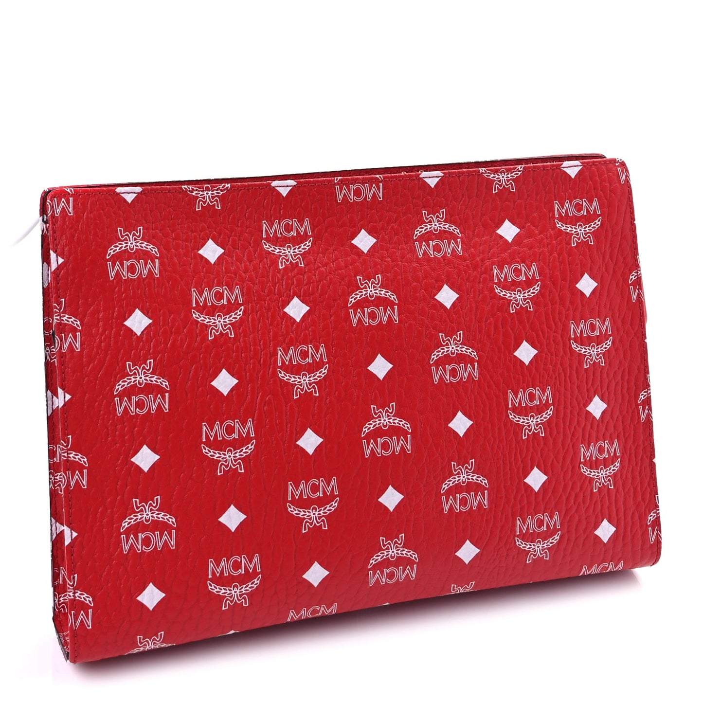 Visetos Medium Zip Pouch Red