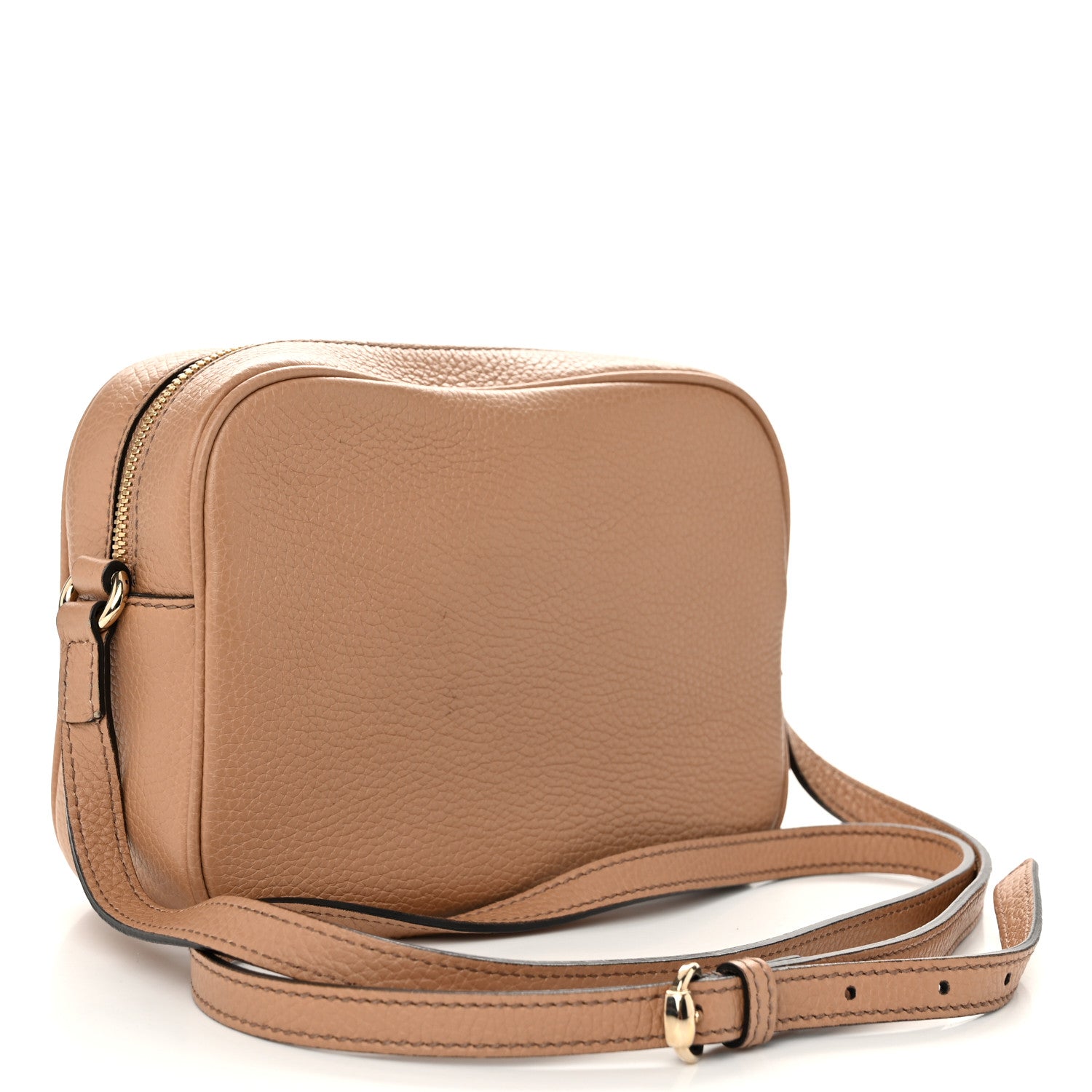 Gucci Pebbled Calfskin Small Soho Disco Bag Camelia 3 of 11