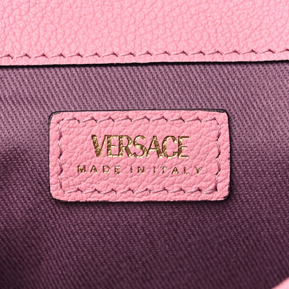 Versace Grained Calfskin La Medusa Small Shoulder Bag Pink 5 of 7