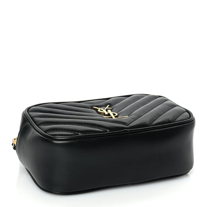 Saint Laurent Calfskin Matelasse Monogram Lou Belt Bag Black 3 of 8