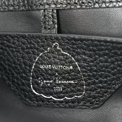 Louis Vuitton LV X YK Taurillon Capucines MM Black 5 of 8