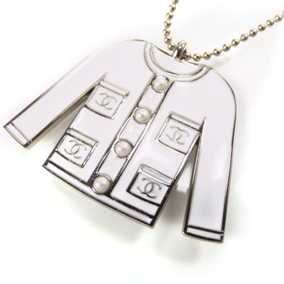 Pearl Enamel Blazer Jacket Charm