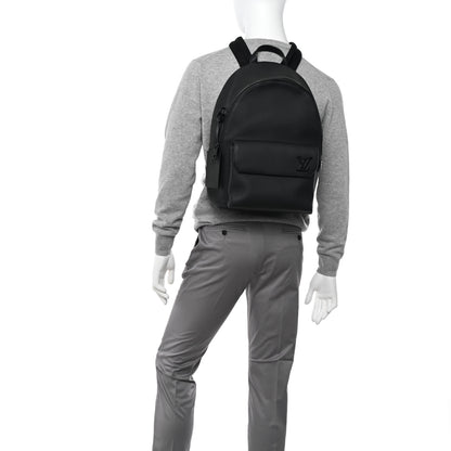 Louis Vuitton Grained Calfskin Aerogram Takeoff Backpack Black 2 of 9