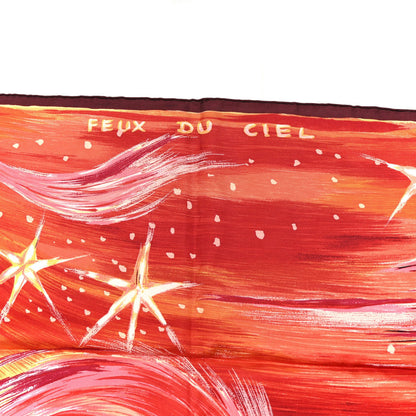 Hermes Silk Feux Du Ciel Scarf 90 5 of 5