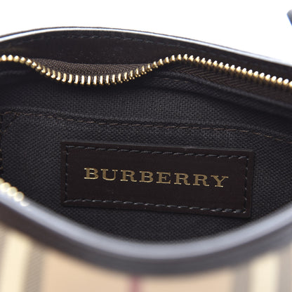 Burberry Haymarket Check Sling Bag Chocolate 9 of 10