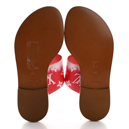 Louis Vuitton Monogram Escale Palma Sandals Rouge 5 of 7