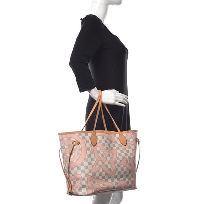 Louis Vuitton Damier Azur Tahitienne Neverfull MM 2 of 18