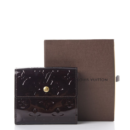Louis Vuitton Vernis Elise Wallet Amarante 10 of 10